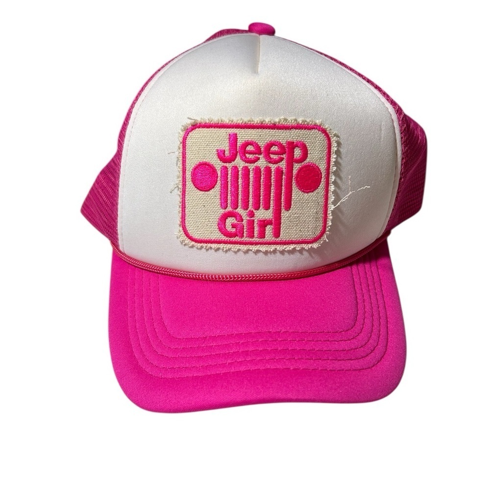 New Jeep Girl Pink trucker hat